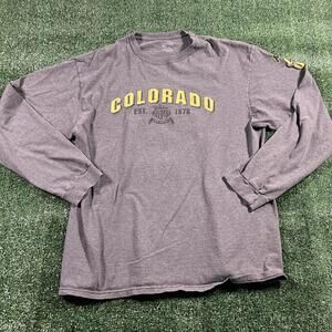 Men's Long Sleeve Colorado Graphic T-Shirt. Size XL